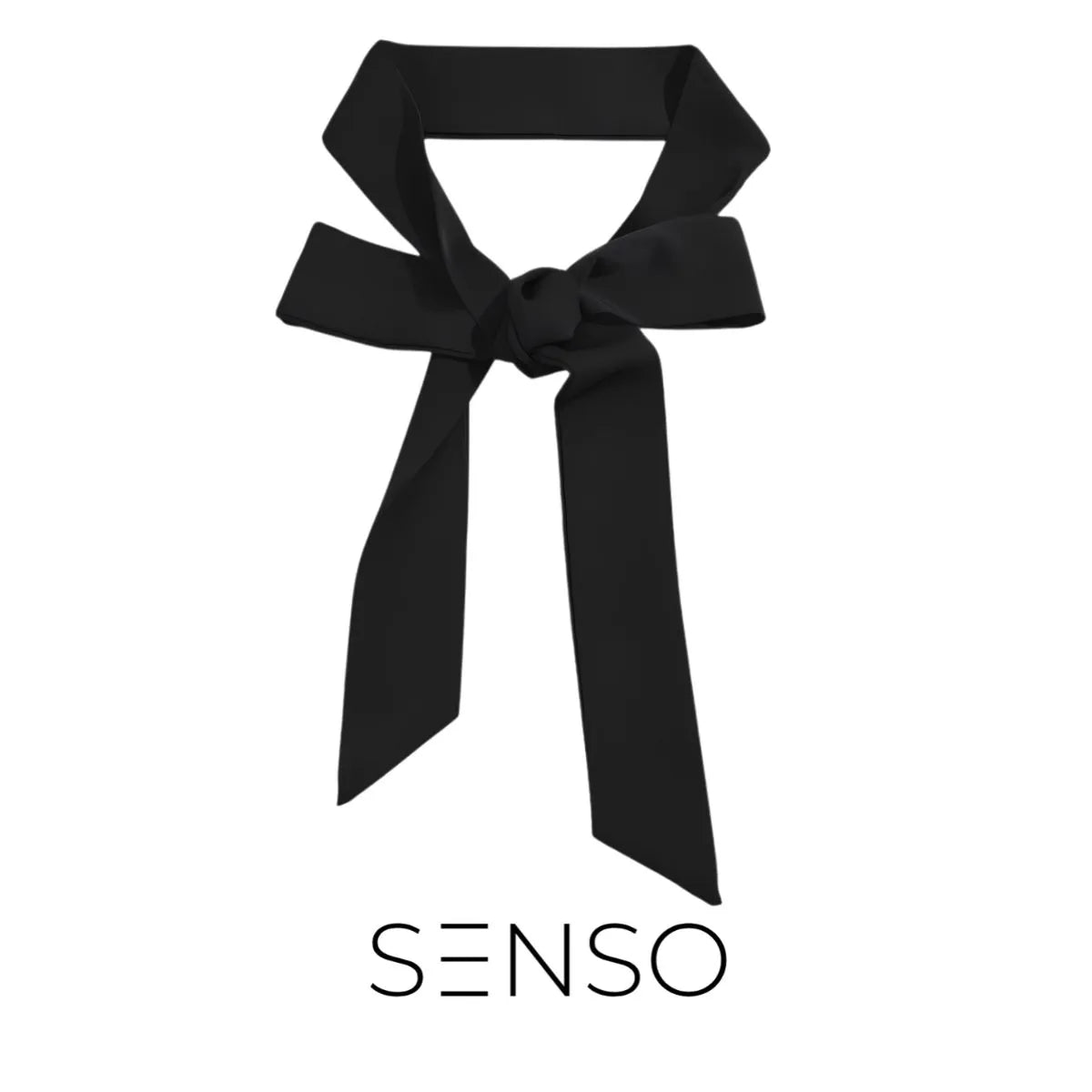 Faixa de cintura soft satin para amarrar, look elegante