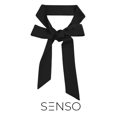 Faixa de cintura soft satin para amarrar, look elegante